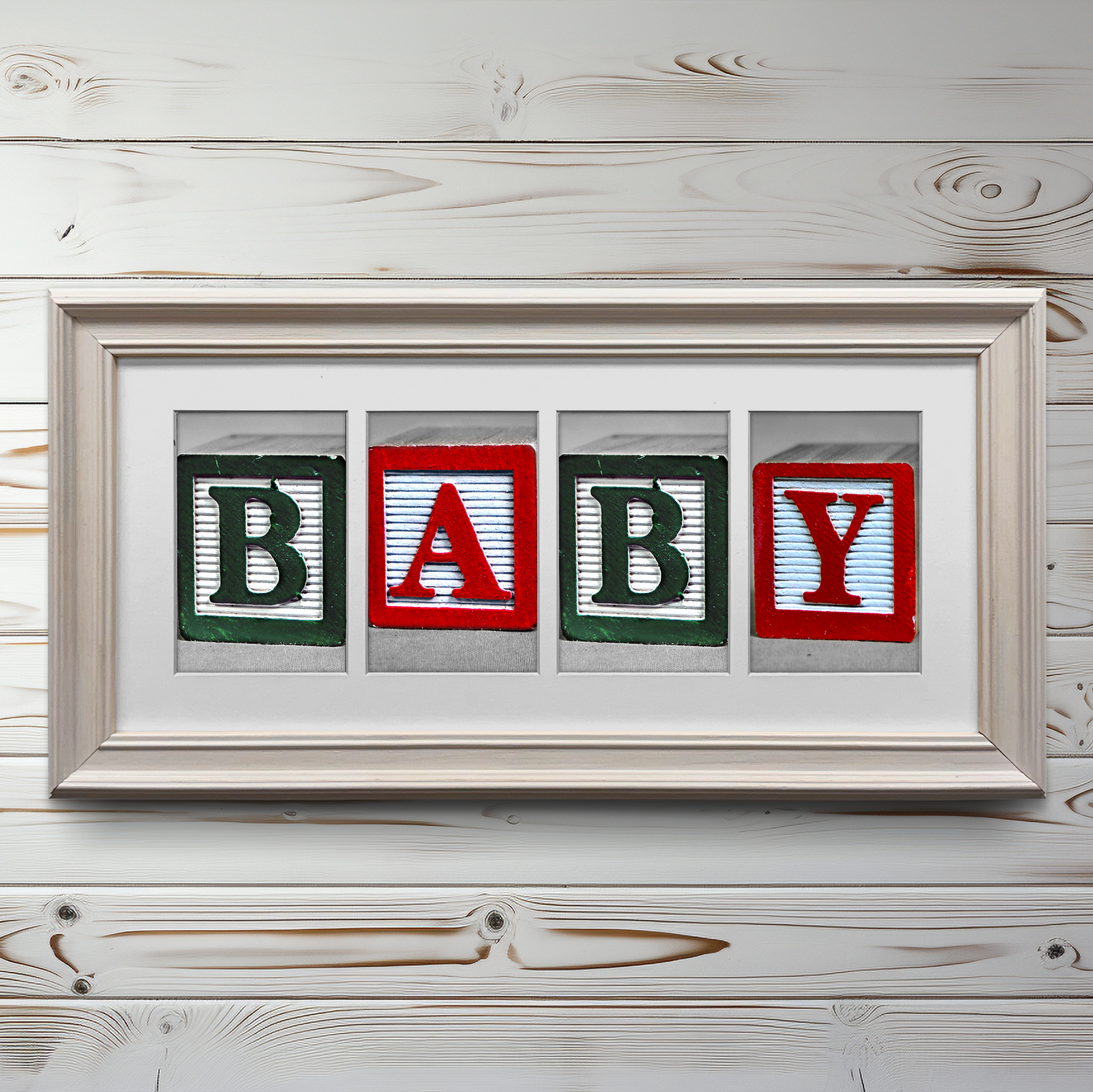 BABY Premade Letter Art