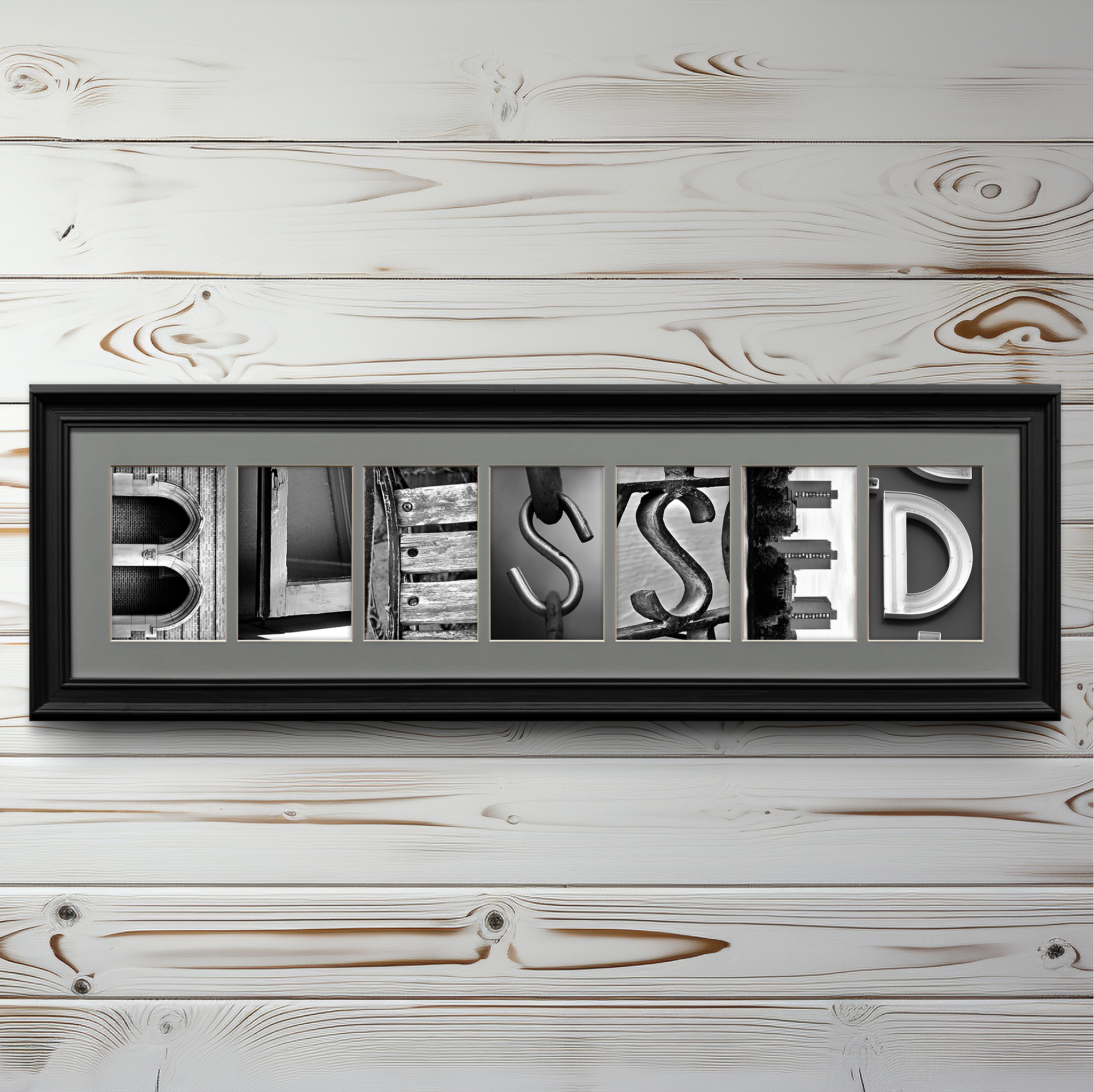 BLESSED Premade Letter Art – LetterArt.com