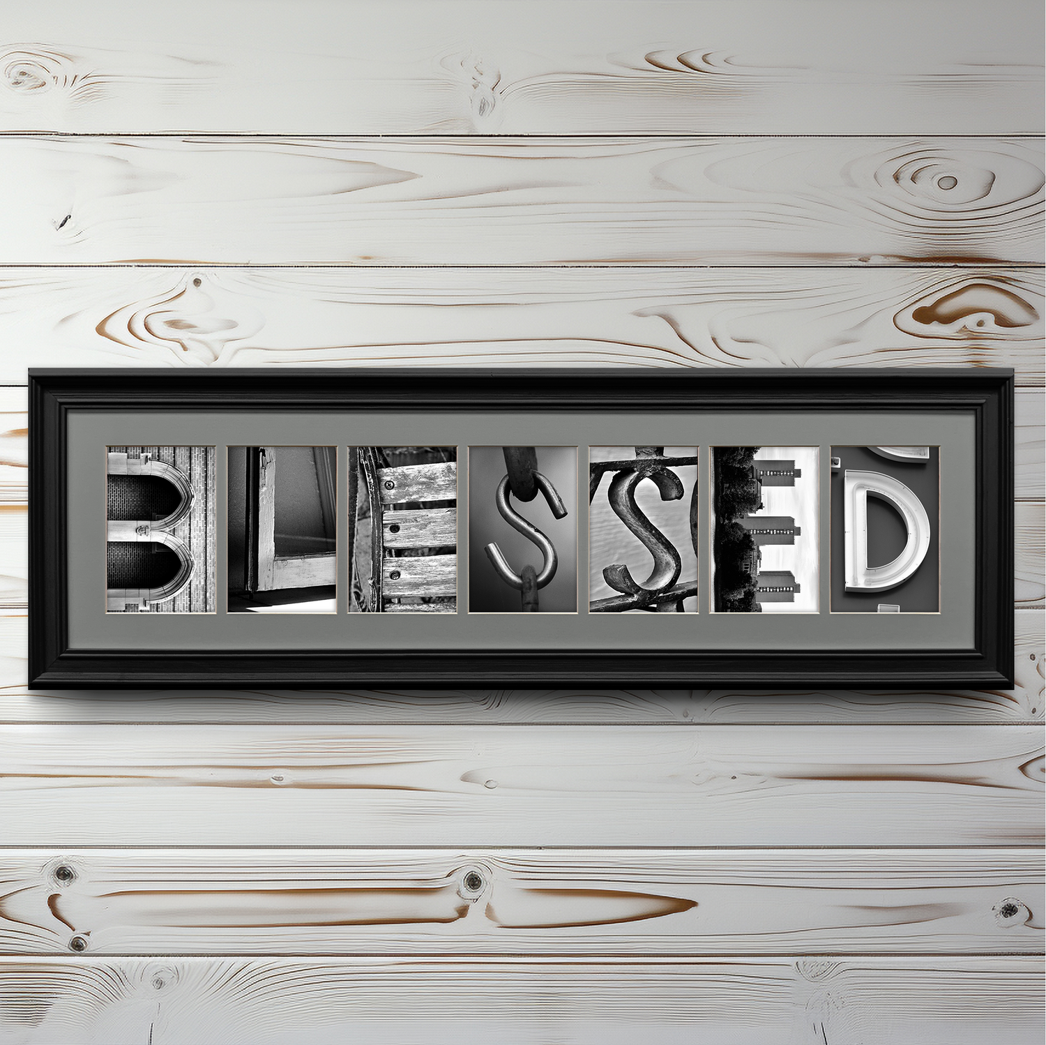 BLESSED Premade Letter Art