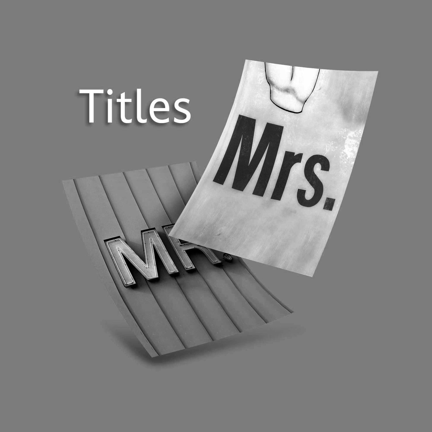 Black and White Titles