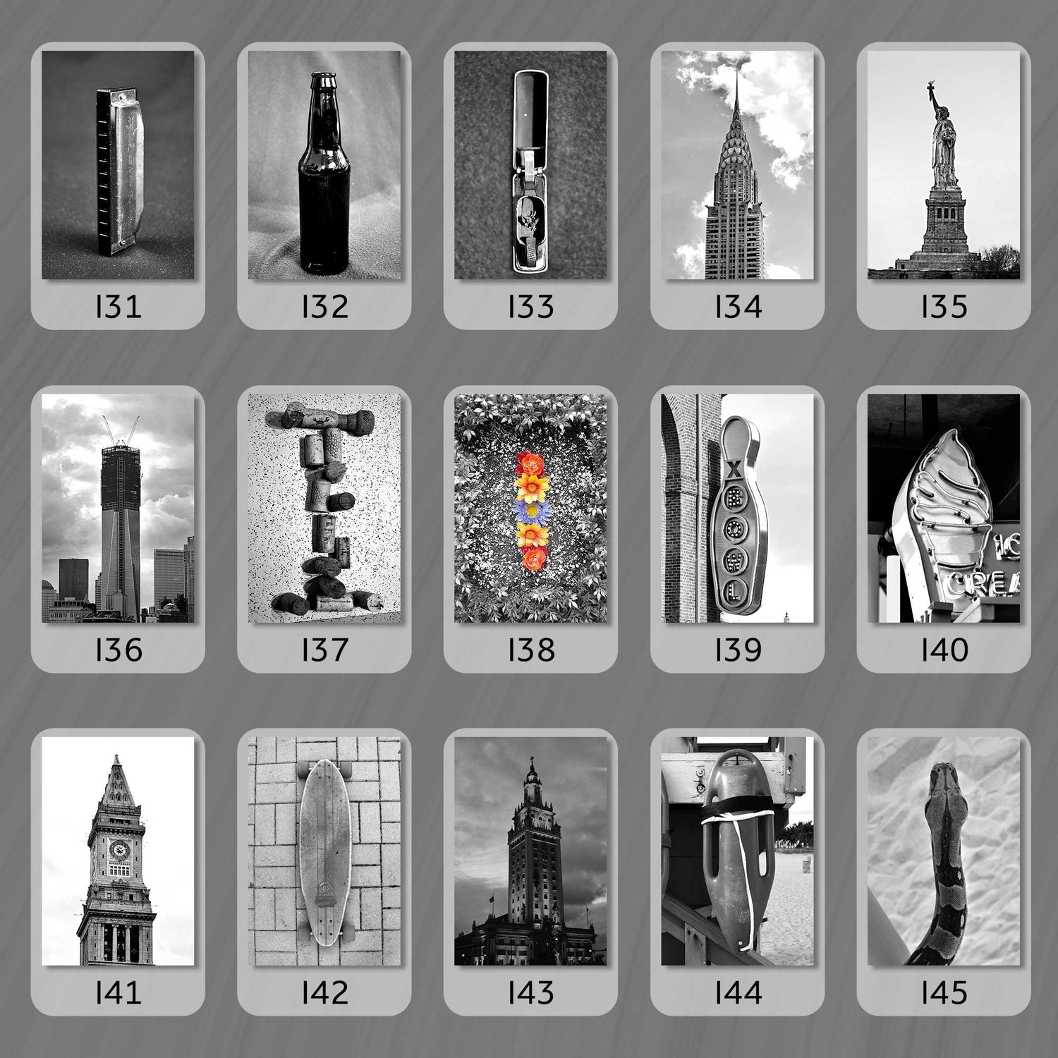 Black and White Letter I