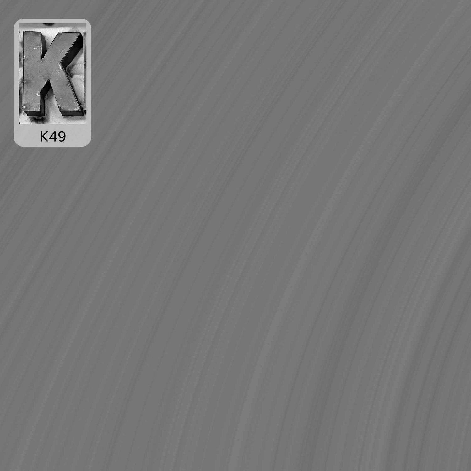 Black and White Letter K