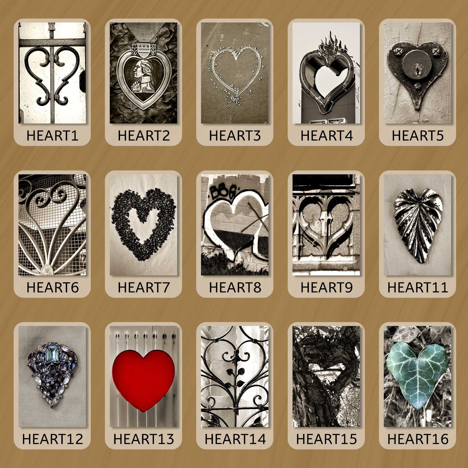 Sepia Heart