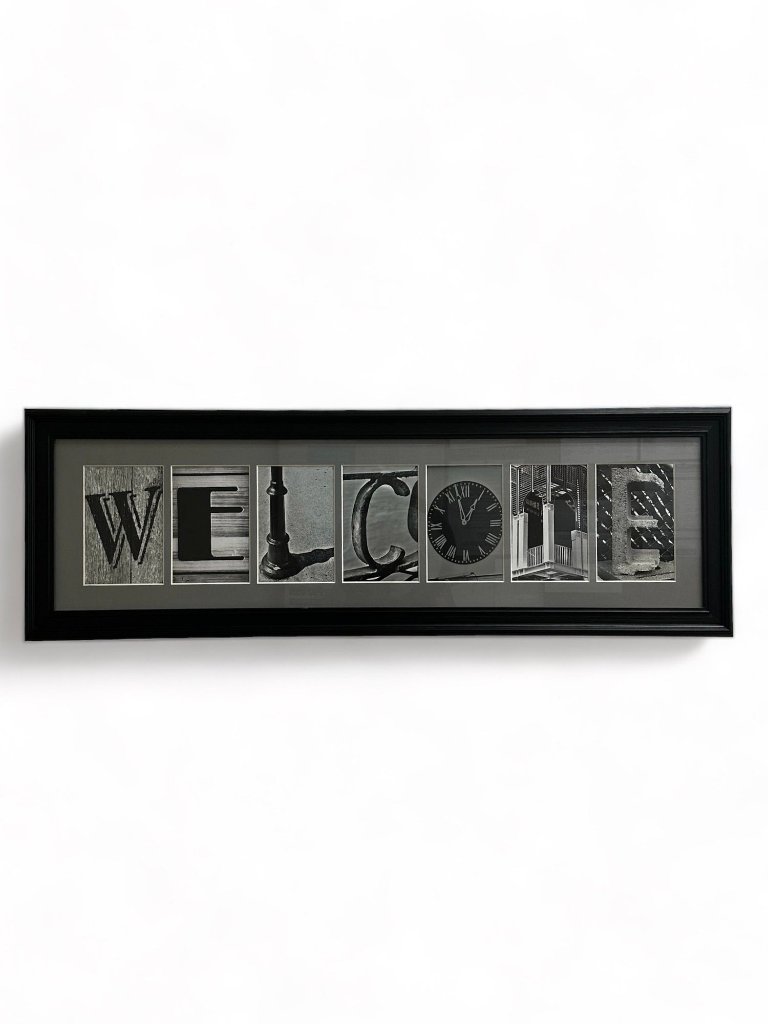 WELCOME Premade Letter Art