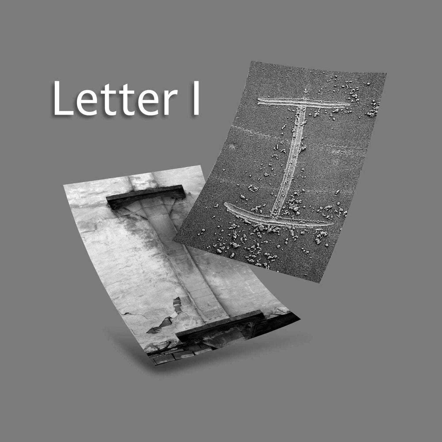Black and White Letter I