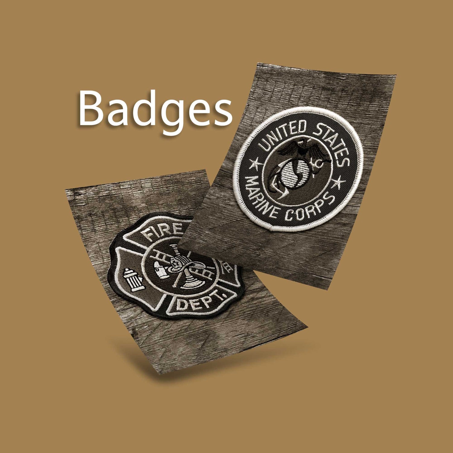 Sepia Badges