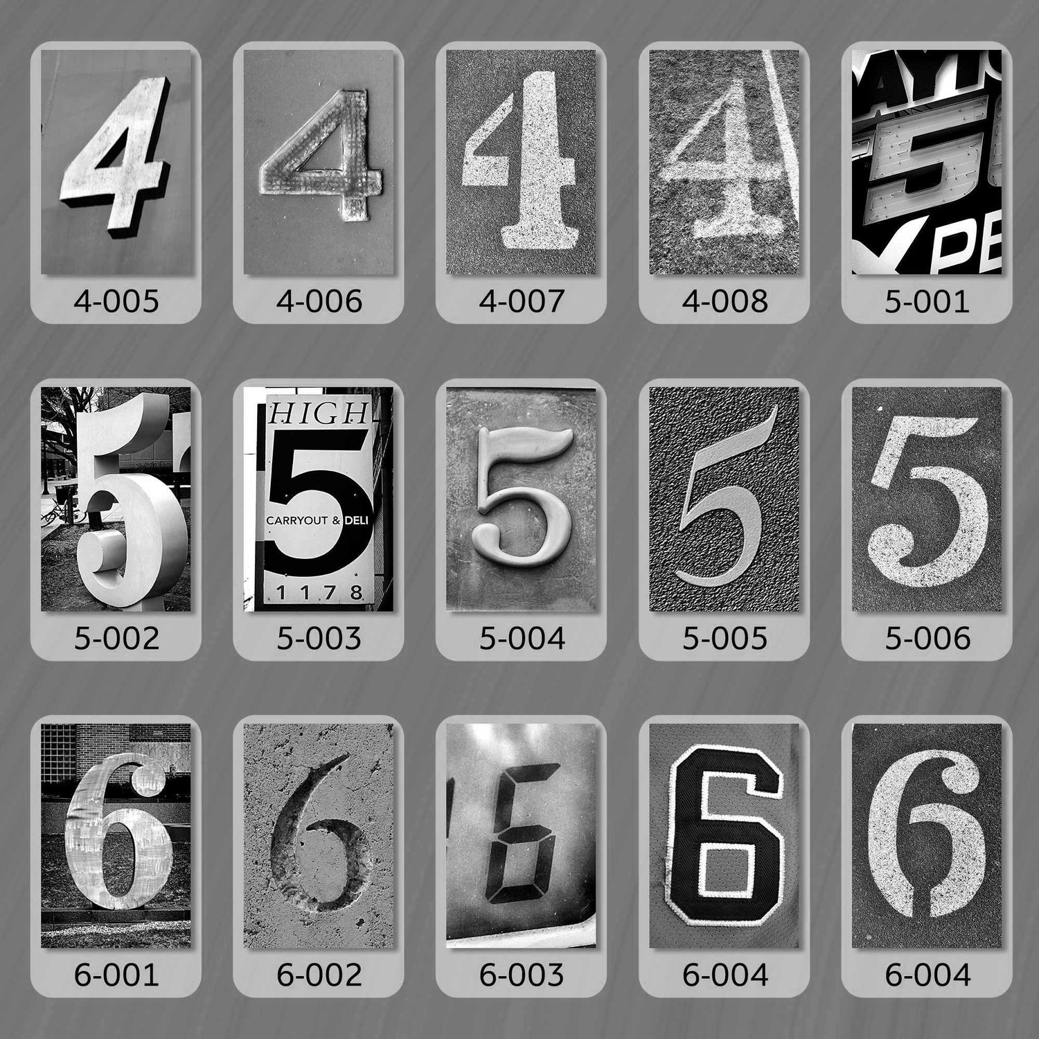 Black and White Numbers
